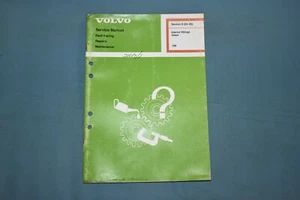 1986 Volvo 780 Interior Fittings Glass Service Shop Repair Maintenance Manual  - Bild 1 von 10