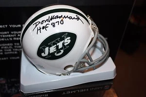 NEW YORK JETS DON MAYNARD #13 SIGNED MINI HELMET SUPER BOWL III CHAMPS HOF 1987 - Picture 1 of 1