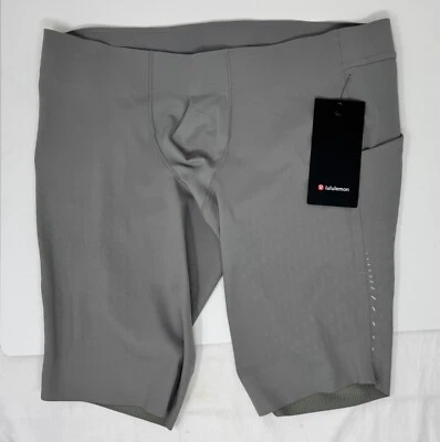 Lululemon Men’s Senseknit Running Short 10" Size  L  Gull  Gray Tight Fit - Image 1 of 3