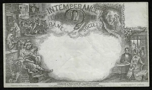 1850 c. Valentines Intemperance Envelope by Valentine of Dundee Fine Unused - Picture 1 of 2