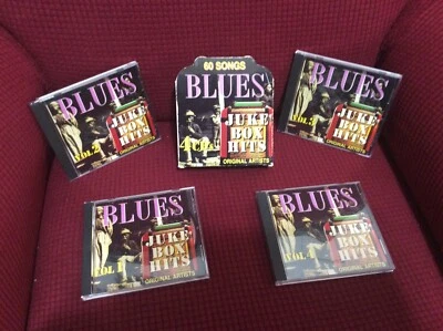 BLUES JUKE BOX HITS 60 SONGS 4CD'S USED  - Image 1 of 4