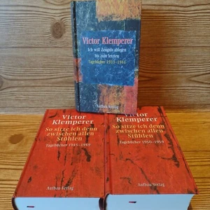 3 X Victor Klemperer Diaries Various Years Hardcover Books German Edition - Picture 1 of 10