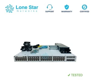 Cisco C9300L-48P-4X-E Catalyst Switch 9300 48 PoE - lebenslange Garantie - Bild 1 von 3