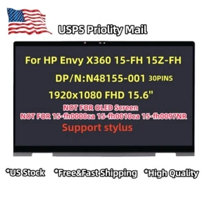 For HP Envy X360 15-FH0013DX 15-FH0023DX FHD LCD Touch Screen Digitizer Assembly - Picture 1 of 4