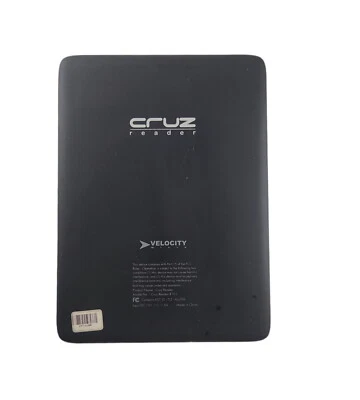 Cruz Reader Velocity Micro 7" E-Reader Tablet R101 R103 Rear Back Cover Housing  - Image 1 of 2