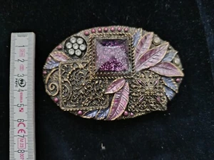 Bigiotteria Bella fibbia per cintura in metallo circa 10 x 7 cm (da donna) - Foto 1 di 2