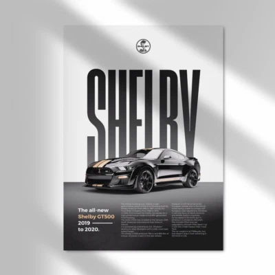 Shelby GT500 | Classique- Poster Decor - Image 1 of 3