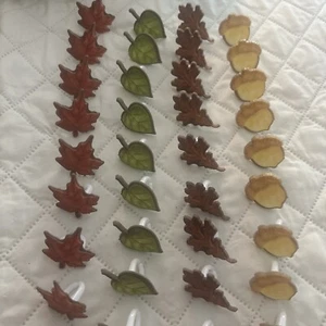 NEW Lot of 36 DecoPac Thankful For Fall cupcake rings cake decoration autumn - Picture 1 of 4