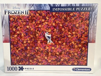 Clementoni IMPOSIBLE PUZZLE Disney Frozen Olaf Rompecabezas 1000 Piezas LEER Foto 1 de 4