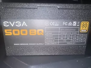 EVGA 500 Watt BQ power supply (read description) - Picture 1 of 2