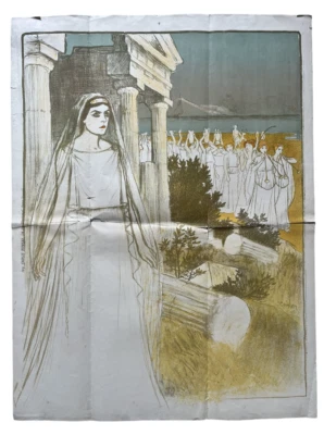 Théophile Alexandre STEINLEN - Affiche Originale Avant la Lettre - Hellé - Photo 1/4