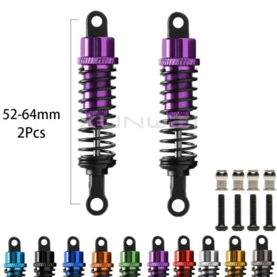 736092 Aluminum Oil Shock Absorber 52-64mm fit FS Racing 1/18 Truck 73603 73801 - Image 1 of 4