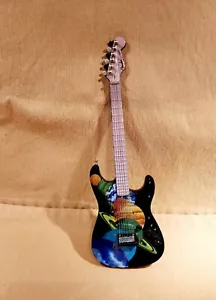 Miniature Fender Guitar by Guitarmania #12035 'Solar System In G Minor' - Picture 1 of 7