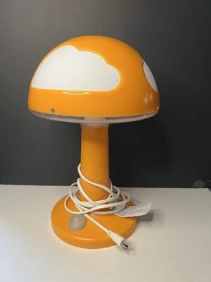 Vintage IKEA SKOJIG Orange Cloud Mushroom Table Lamp Untested — 第 1/4 张图片