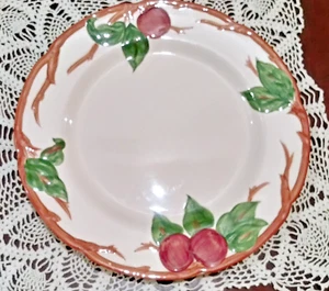 10 Vtg Franciscan Apple Dinner Plate Set Made in California 10 5/8 Minor Flaws - Picture 1 of 8