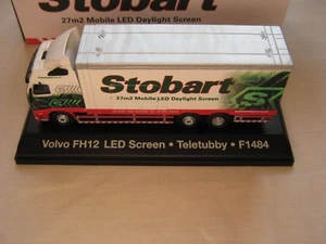 EDDIE STOBART-VOLVO FH MOBILE LED SCREEN 1:76 SCALE DIE-CAST METAL MODEL ATLAS E - Picture 1 of 5