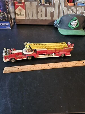 FIRE TRUCK Aerial Rescue - DIE CAST Corgi Major Toys - Ladder Works Great ! - Image 1 of 4