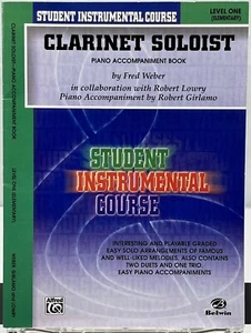 Student Instrumental Course: Clarinet Soloist Level I Piano Accompaniment Book - Picture 1 of 4