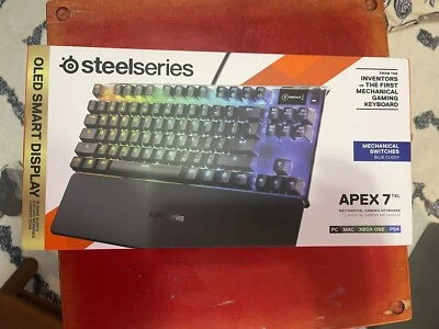 SteelSeries Apex 7 TKL (64758) Wired Mechanical Keyboard - Blue - Image 1 of 2
