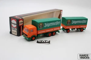 Herpa MB NG Trailer truck green/orange „Jägermeister“ 811327 1:87 /H24182 - Picture 1 of 1