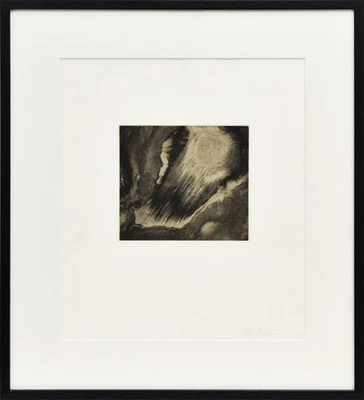 Lápiz de grabado original Anish Kapoor firmado numerado enmarcado ED30 - Imagen 1 de 4