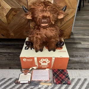 Highland Cow Stuffed Animal Weighted Highland Cow Plush 2.65 LBS - Picture 1 of 7