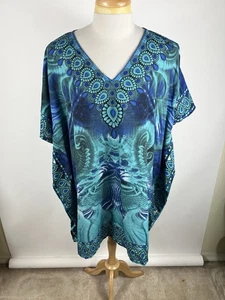Top de caftán Jovie para mujer talla única murciélago-4057 - Imagen 1 de 5