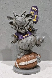 NCAA LSU Football Go GARGOYLE Statue 10" - Picture 1 of 7