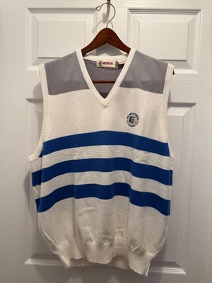 Винтажный Bob Hope классический свитер жилет на Антигуа, xl, новый с ярлыками - Изображение 1 из 4