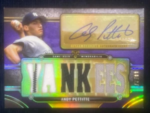 Andy Pettitte Auto Relic /27-2024 Topps Triple Threads "Yankees" TTAR-AP2 🔥NYY - Bild 1 von 2