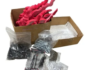 Lot of Gopher Groperz Installation Hardware, Hand Tools & Red Advanced Grips - Picture 1 of 7