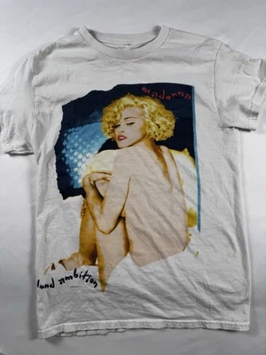 Madonna The Celebration World Tour 23-24 Boy Toy blond Ambition T-Shirt White S - Image 1 of 3
