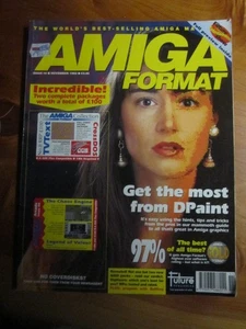 MAGAZINE AMIGA FORMAT ISSUE 40 NOVEMBER 1992    GREAT  *** MUST SEE - Picture 1 of 3