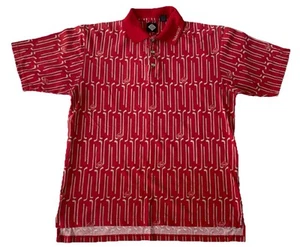 Tabasco Hot Sauce Golfschläger rot Golf Poloshirt Herren Large - Bild 1 von 5