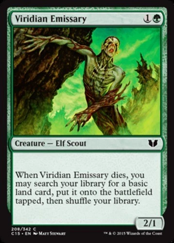 Viridian Emissary - Commander 2015 #208/342 MTG Magic The Gathering - Image 1 of 1
