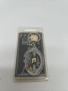 Dale Earnhardt Keychain -The Intimidator 7 Time Champion 1999-Pewter Enamel J64 - Picture 1 of 4