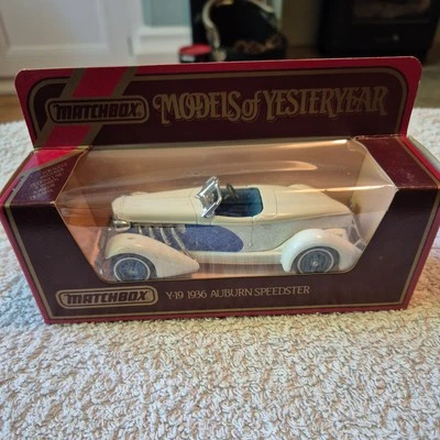 New - MATCHBOX MODELS OF YESTERYEAR 1:42 AUBURN SPEEDSTER 1936  - Image 1 of 4