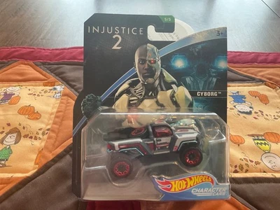 Coche de juguete DC Comics Injustice 2 Cyborg Hot Wheels (2017) personajes 5/5 Foto 1 de 2