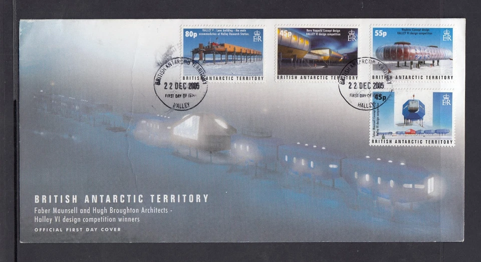 British Antarctic Territory BAT 2005 Architecture FDC - Image 1 of 1