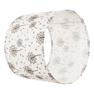 Conjunto de 2 abajures redondos de tambor Uimoso 13 x 13 x 10 pol com design de dente-de-leão - Imagem 1 de 4