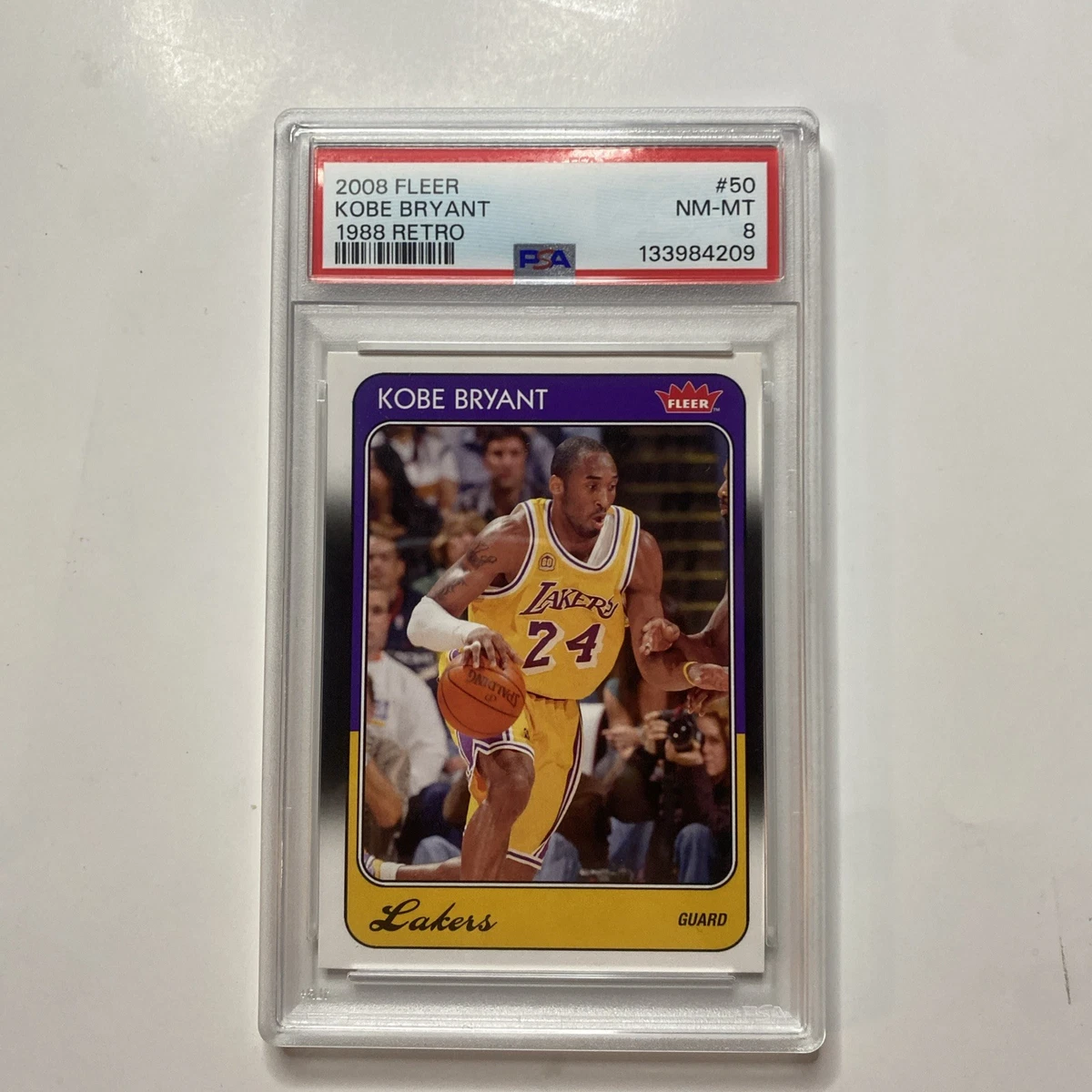 Upper Deck Kobe Bryant 8 Graded Basketball Sports Trading Cards