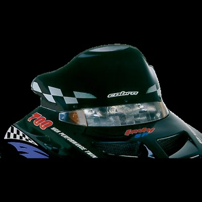 POWERMADD/COBRA 11220 WINDSHIELD 10" BLK POL - Image 1 of 2