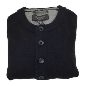 Nordstorm Men's Buttoned Sweater, Black, S - Picture 1 of 2