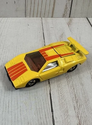 Tomica Lamborghini Countach LP500S 1978 Tomy Made In Japan Rare Yellow  - Image 1 of 4