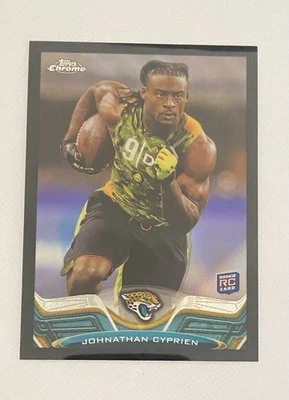 2013 Topps Chrome - Jonathan Cyprien #37 Black Refractor /299 (RC) Jaguars - Image 1 of 2
