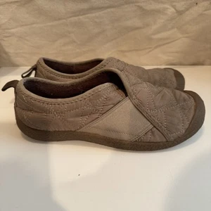 Keen Howser Damen-Slipper Wickeloptik braun Größe 8,5 Hausschuhe 1026644 - Bild 1 von 9