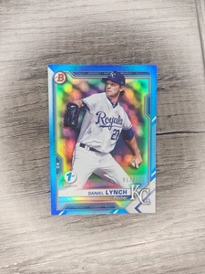 2021 Bowman 1st Edition Daniel Lynch Blue Foil /150 - Foto 1 di 2