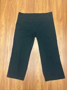 Pantalones Capri Under Armour M Medianos Negros Largos Pantalones Gimnasio Correr Entrenamiento - Imagen 1 de 9