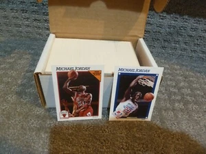 1991-92 NBA Hoops Basketball Complete Set 1-330 Michael Jordan - Picture 1 of 3