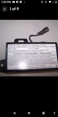  Chevrolet Corvette Malibu 2015 módulo de respaldo de batería con estrella GM ID 23117460 Foto 1 de 2